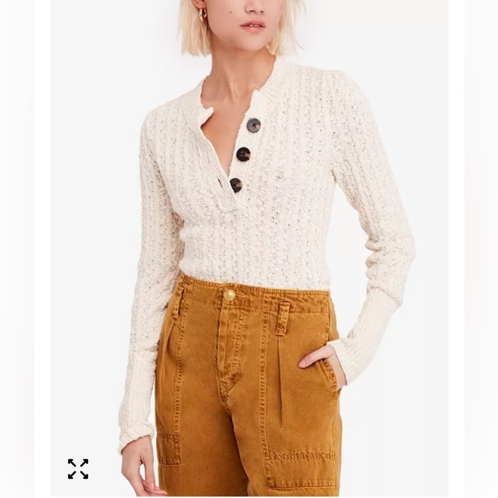 ❤️Free people All My Friends Knit Henley